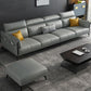 Grey Faux Leather Waterproof Sofa Stain-Resistant High Back Sectional Clearhalo 'furn' 'furn_sectionals' 'Furniture' 'furniture_sectionals' 'Living Room Furniture' 'Sectionals' 1200x1200_e442b7d5-f3bf-404d-a527-bfe1411694a5
