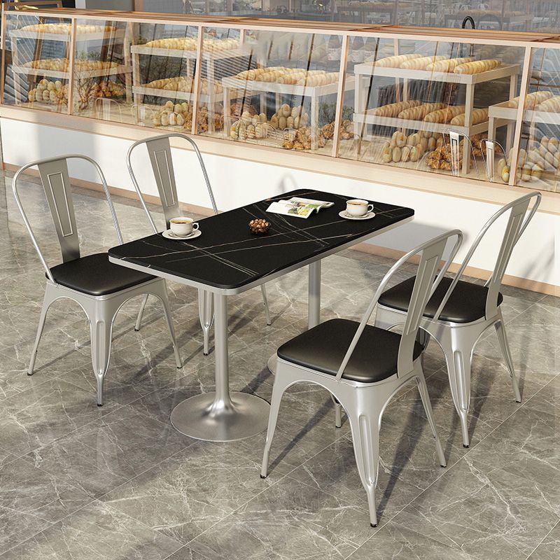 Industrial Style Sintered Stone Dining Table Metallic Base Rectangle and Square Table for Home Clearhalo ' dining_table' 'Dining Tables & Seating' 'Dining Tables' 'furn' 'furn_dining_table' 'Furniture' 'furniture_dining_table' 'Kitchen & Dining Furniture' 'kitchen&dining_furn' 'kitchen' 'kitchen_dining_table' 1200x1200_e44a1cd1-a5a3-4442-acee-743be64dc4aa
