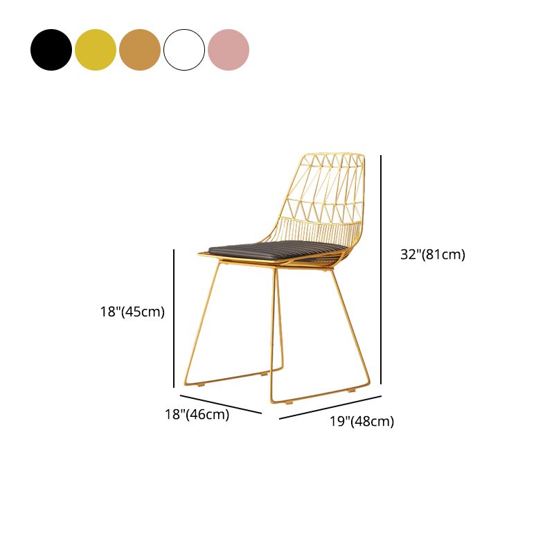Contemporary Metal Barstool Bristol Bar Stool with Iron Legs and Low Back Clearhalo 'Bar Furniture' 'Bar Stools' 'bar_stools' 'furn' 'furn_bar_stools' 'furniture_bar_stools' 'Kitchen & Dining Furniture' 'kitchen&dining_furn' 'kitchen' 'kitchen_furn' Furniture' 1200x1200_e44cfaee-f8b2-4556-a553-230a4f03dec6