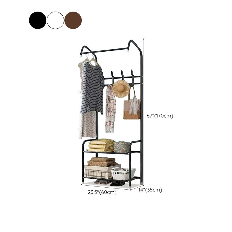 Industrial Style Hall Stand Metal Indoor Hall Stand with Hook Clearhalo 'Entry & Mudroom Furniture' 'furn' 'furn_hall_tree_coat_racks' 'Furniture' 'Hall Trees & Coat Racks' 'hall_tree_coat_racks' 1200x1200_e44ef675-7481-4ac5-93f1-903fe88d6357