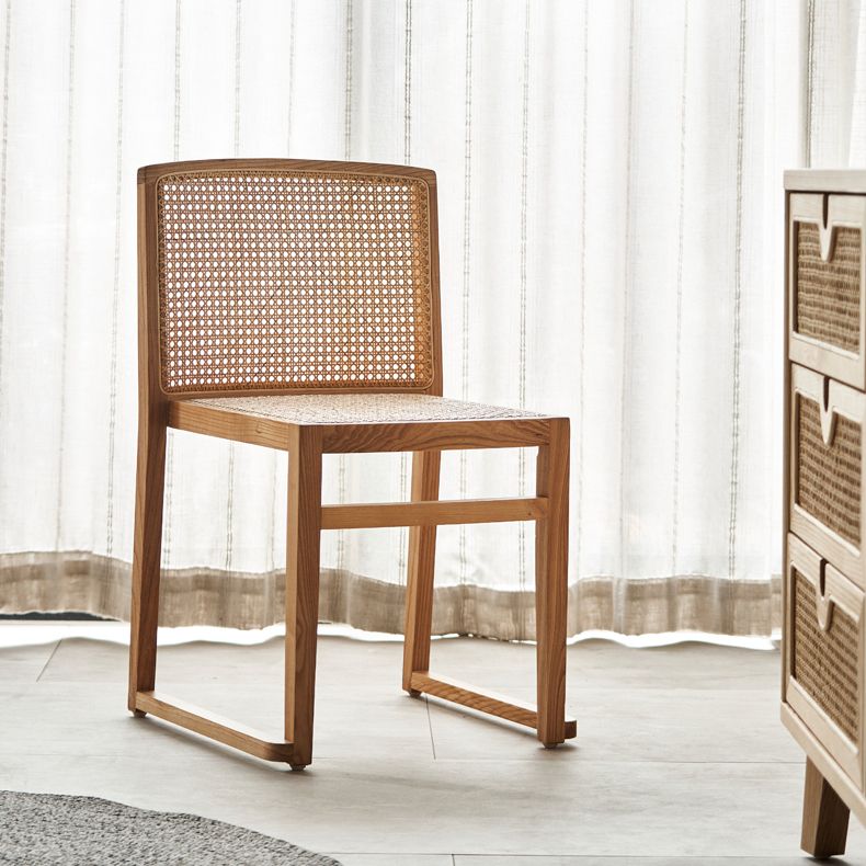 Traditional Style Dining Chair Solid Wood Stackable Side Chair for Home Clearhalo 'Dining Chairs' 'Dining Tables & Seating' 'dining_chair' 'furn' 'furn_dining_chair' 'Furniture' 'Kitchen & Dining Furniture' 1200x1200_e450a98e-c250-44c6-9eb5-a40ca35b026f