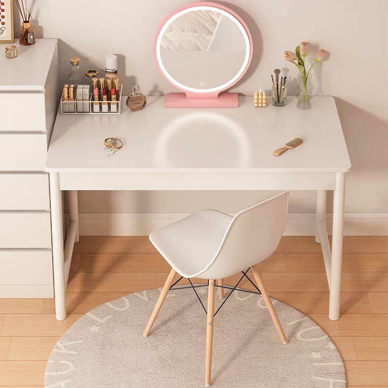 Wit hedendaagse make-up ijdelheid hout ijdelheid kaptafel