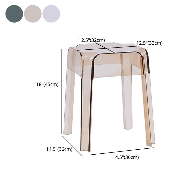 Modern Armless Backless Counter Stool Plastic Milk Tea Shop Bar Stool with Plastic Seat Clearhalo 'Bar Furniture' 'Bar Stools' 'bar_stools' 'furn' 'furn_bar_stools' 'furniture_bar_stools' 'Kitchen & Dining Furniture' 'kitchen&dining_furn' 'kitchen' 'kitchen_furn' Furniture' 1200x1200_e4538ebf-ae97-49f2-bee6-ac3546d3f1af