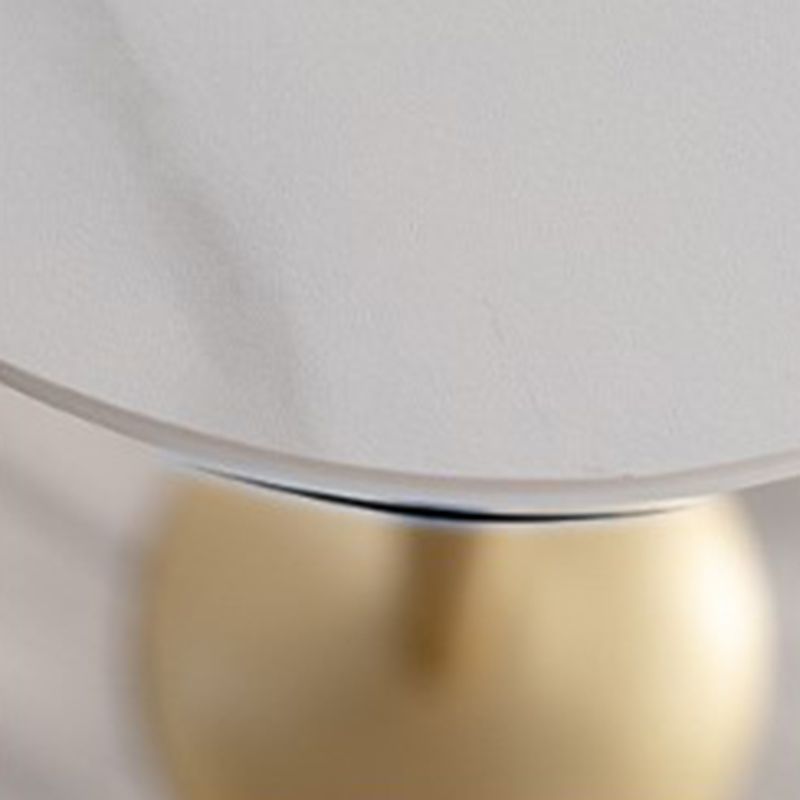 42-inch Height Bar Table Stone Glam Style Bistro Table with Storage Shelf Clearhalo 'Bar Furniture' 'Bar Tables' 'bar_tables' 'furn' 'furn_bar_tables' 'Furniture' 'Kitchen & Dining Furniture' 1200x1200_e4572d69-0859-4b99-aed1-c71c9f94c107