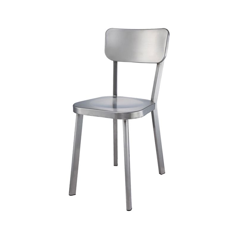 Modern Metal Dining Side Chair Open Back Dining Armless Chair for Restaurant Clearhalo ' kitchen&dining_furn' 'Dining Chairs' 'Dining Tables & Seating' 'dining_chair' 'furn' 'furn_dining_chair' 'Furniture' 'furniture_dining_chair' 'Kitchen & Dining Furniture' 'kitchen' 1200x1200_e458b994-c442-4b63-8b55-6f07b5e357c3