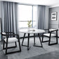 Modern Style White Dining Table Sintered Stone Table with Wooden Base for Home Clearhalo ' dining_table' 'Dining Tables & Seating' 'Dining Tables' 'furn' 'furn_dining_table' 'Furniture' 'furniture_dining_table' 'Kitchen & Dining Furniture' 'kitchen&dining_furn' 'kitchen' 'kitchen_dining_table' 1200x1200_e4590d6b-aa11-4a83-b507-f708c604bf7a