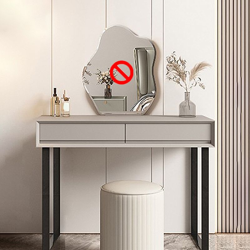 Tablas modernas de tocador de tocador gris/beige