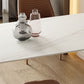Simplicity Free Form Table Sintered Stone Top Iron Base Dining Table Clearhalo 'Dining Tables & Seating' 'Dining Tables' 'dining_table' 'furn' 'furn_dining_table' 'Furniture' 'Kitchen & Dining Furniture' 1200x1200_e459b89f-4153-4d0d-97f0-efb5d867ad20