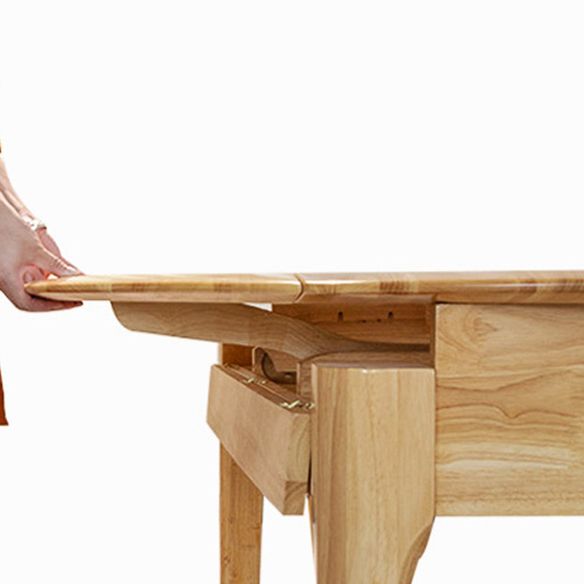 Minimalist Solid Wood Dining Room Set with Round Top and 4 Legs Base Formal Table Set Clearhalo 'Dining Room Sets' 'Dining Tables & Seating' 'dining_room_set' 'furn' 'furn_dining_room_set' 'Furniture' 'furniture_dining_room_set' 'Kitchen & Dining Furniture' 'kitchen&dining_furn' 'kitchen' 1200x1200_e45e3f27-633a-44cd-9375-acb4ced266b5