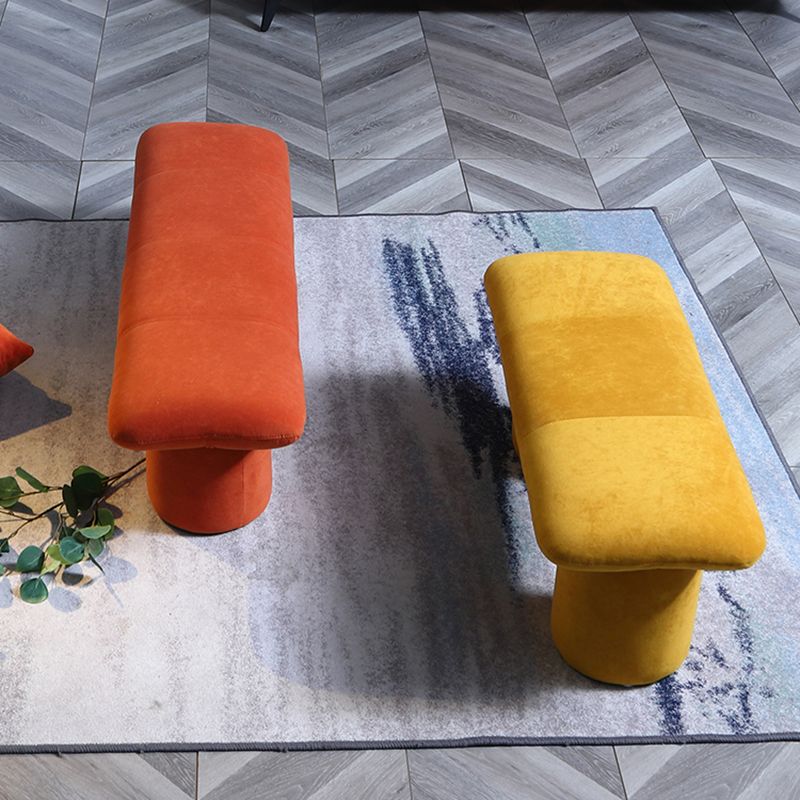 Modern Velvet Boucle Pouf Plain Rectangle Water Resistant Sherpa Pouf Clearhalo 'furn' 'furn_ottomans_poufs' 'Furniture' 'Living Room Furniture' 'Ottomans & Poufs' 'ottomans_poufs' 1200x1200_e45f4be0-9ec9-4661-9258-3380b34ec7b9