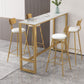 Stone Bar Dining Table Modern Rectangle Bar Table with Trestle Pedestal for Living Room Clearhalo 'Bar Furniture' 'Bar Tables' 'bar_tables' 'furn' 'furn_bar_tables' 'Furniture' 'furniture_bar_tables' 'Kitchen & Dining Furniture' 1200x1200_e45f7334-a02b-46e5-8116-89abb8625f74