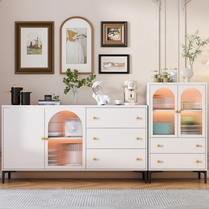 Mesa de madera del gabinete del aparador moderno Mesa de madera con puertas para el comedor