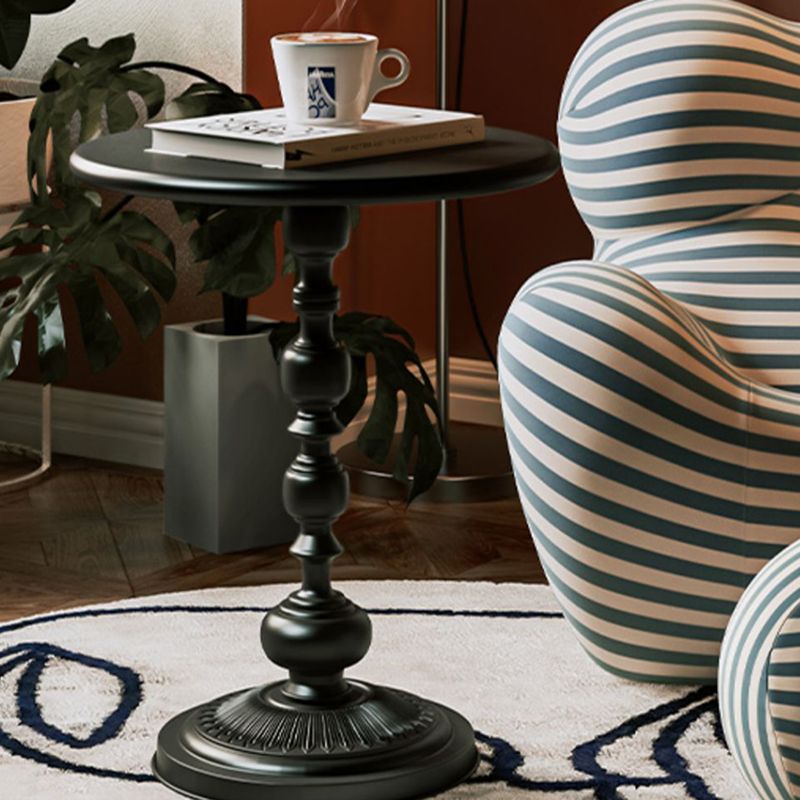 16,5 "W x 16,5" D x 20,5 "H Sofa Side Accent Table Metal Style Rustic Style Table