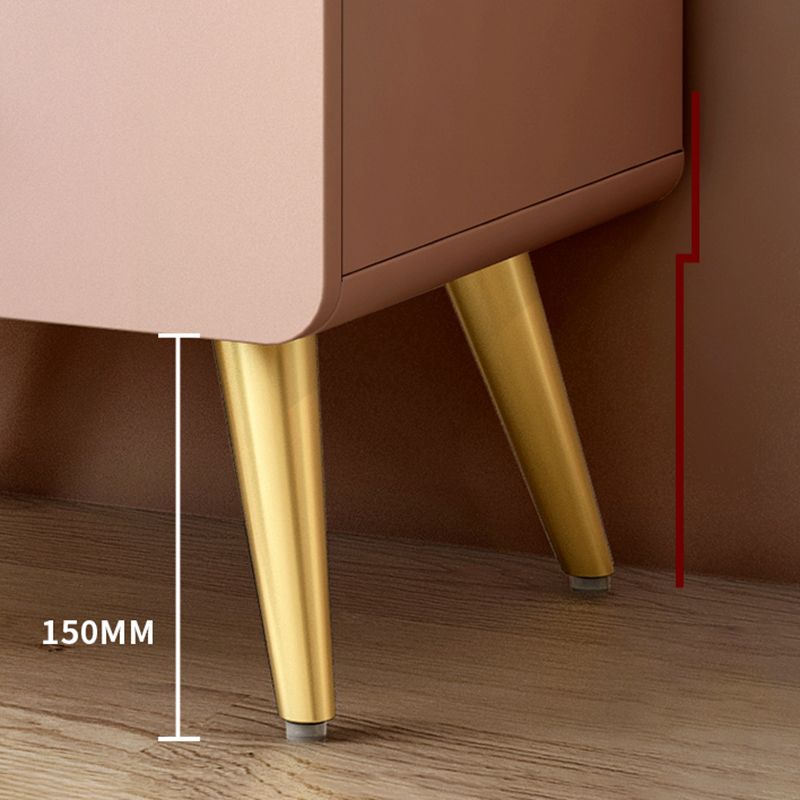 Glam Closed Back Book Shelf Engineered Wood Bookcase with Drawer Clearhalo 'Bookcases' 'furn' 'furn_bookcases' 'Furniture' 'Office Furniture' 1200x1200_e4651ede-c2e2-4b65-9360-0f4aab8d60ab