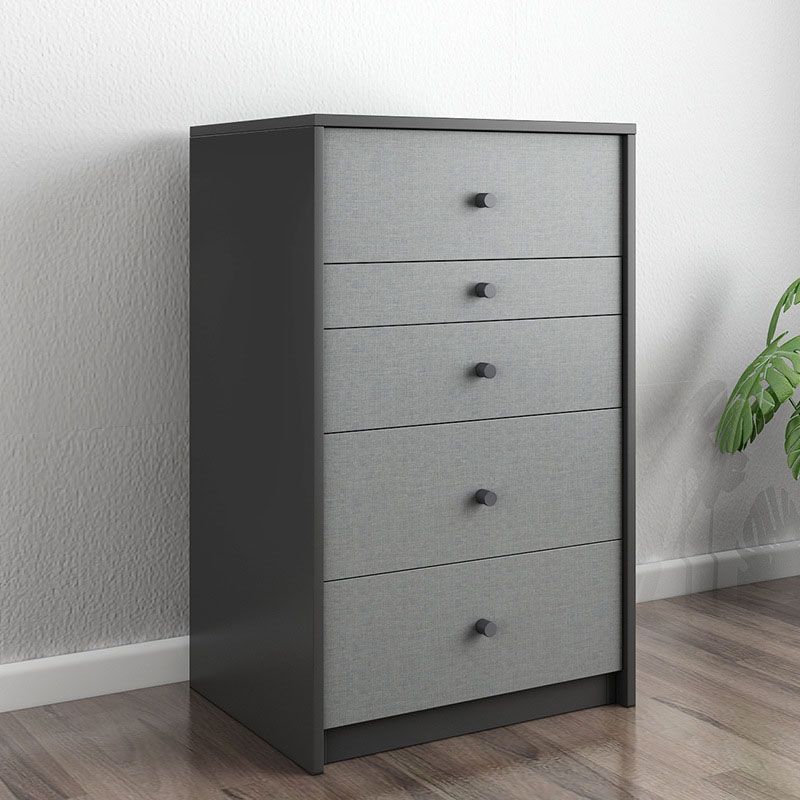 Vanity trucco con 5 cassetti di stoccaggio da 15,74 "largo cassettiera in legno