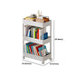 Modernes plastisches Bücherregal White Etagere vertikal offenes Regal Bücherregal