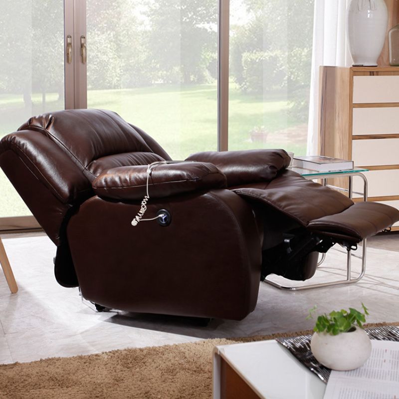Contemporary Standard Recliner Solid Color Indoor Swivel Base Arm Metal Clearhalo 'Chairs & Seating' 'furn' 'furn_recliners' 'Furniture' 'Living Room Furniture' 'Recliners' 1200x1200_e4675766-11e7-454c-acd6-ae18ce7e1c90