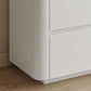 Coffre de rangement de 15,6 pouces de largeur, commode de rangement moderne en bois manufacturé