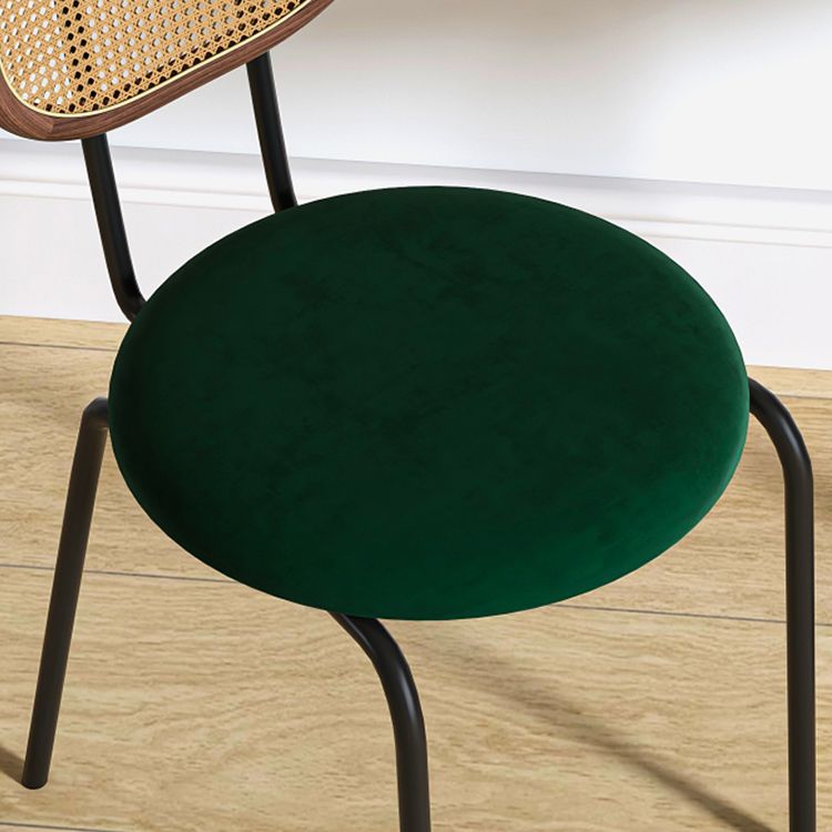 Metal Contemporary Style Chair Set Open Back Side Kitchen Dining Room Chairs Clearhalo ' kitchen&dining_furn' 'Dining Chairs' 'Dining Tables & Seating' 'dining_chair' 'furn' 'furn_dining_chair' 'Furniture' 'furniture_dining_chair' 'Kitchen & Dining Furniture' 'kitchen' 1200x1200_e47759d8-a575-4867-9474-59c932515468