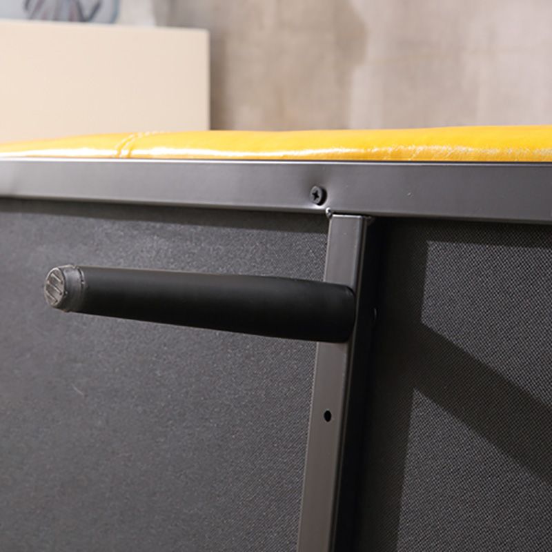 Contemporary Faux Leather Accent Chair Fixed Back Barrel Accent Chair Clearhalo 'Accent Chairs' 'accent_chairs' 'Chairs & Seating' 'furn' 'furn_accent_chairs' 'Furniture' 'Living Room Furniture' 1200x1200_e4776507-dc60-4adb-bb8f-e197bbe5d5be