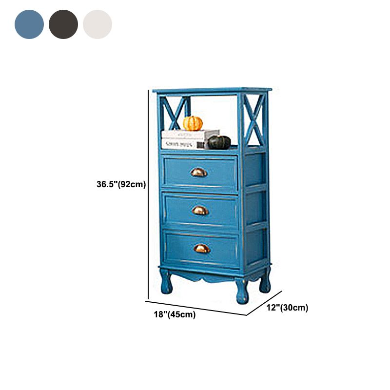 Modern Wood Accent Chest with Drawers and Shelf 11.81" Wide Chest Clearhalo 'Cabinets & Chests' 'cabinets_chests' 'furn' 'furn_cabinets_chests' 'Furniture' 'Living Room Furniture' 1200x1200_e479a0ab-16f7-4bbe-a4ed-9abaf945417f