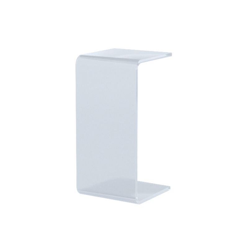 11.81" Wide Plastic Side End Table Abstract Sofa Side Accent Table Clearhalo 'Coffee & Accent Tables' 'End & Side Tables' 'end_side_tables' 'furn' 'furn_end_side_tables' 'Furniture' 'Living Room Furniture' 1200x1200_e47ad67b-420c-464d-b85a-1c8e7d667bbb