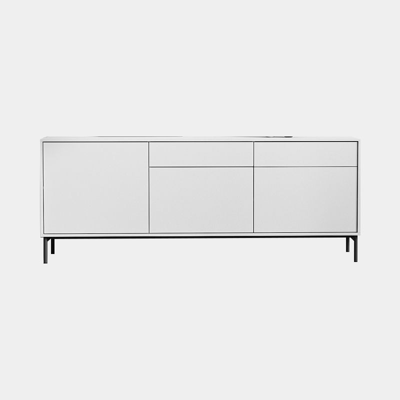 Contemporary Wood Sideboard Adjustable Shelves Dining Room Sideboard Clearhalo 'buffet_sideboard' 'Buffets & Sideboards' 'furn' 'furn_buffet_sideboard' 'Furniture' 'Kitchen & Dining Furniture' 1200x1200_e47bef5a-182c-45d3-83ea-ff2e8a56d854