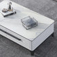 Slate Rectangular Coffee Table with 4 Storage Drawers and 4 Legs Clearhalo 'Coffee & Accent Tables' 'Coffee Tables' 'coffee_tables' 'furn' 'furn_coffee_tables' 'Furniture' 'Living Room Furniture' 1200x1200_e47dddb3-b24b-45dd-88f4-c9044a78a705