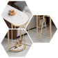 Modern Iron Bar Dining Table White Stone Top Indoor Bistro Table with Wine Rack Clearhalo 'Bar Furniture' 'Bar Tables' 'bar_tables' 'furn' 'furn_bar_tables' 'Furniture' 'furniture_bar_tables' 'Kitchen & Dining Furniture' 1200x1200_e481ed95-fe30-491e-a8ef-a724925d798f
