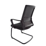 Moderne en eigentijdse mid-back stoel Black Desk Chair MicroFiber Bure stoel
