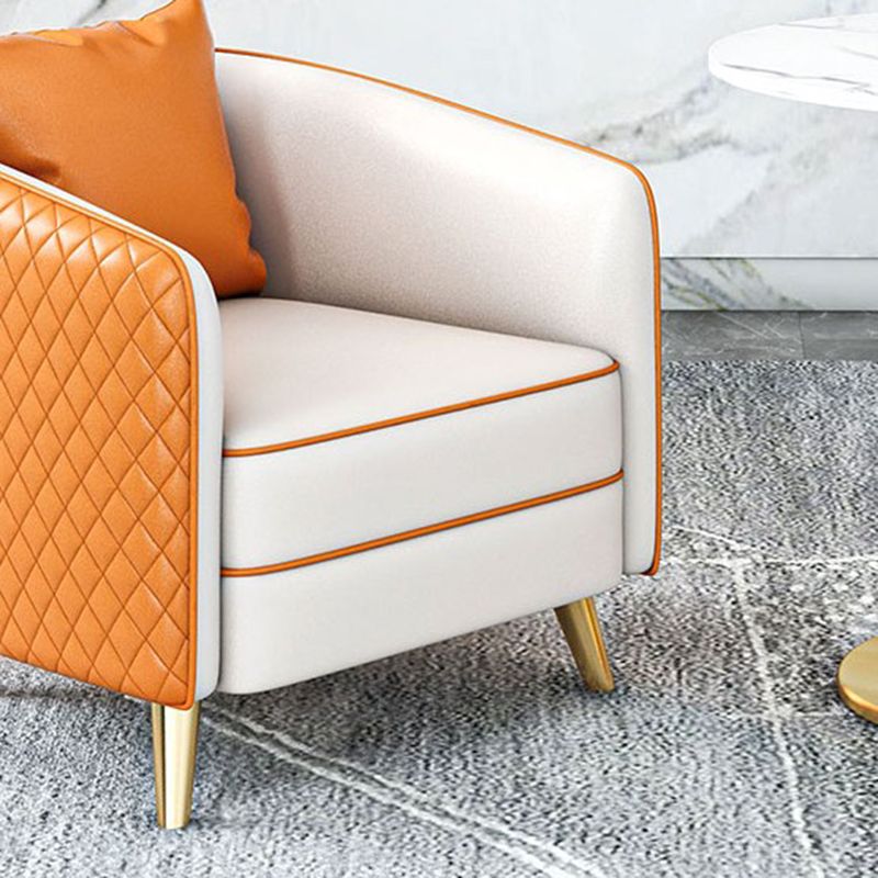 Faux Leather Contemporary Standard Sofa Sloped Arm Sofa for Living Room Clearhalo 'furn' 'furn_sofas' 'Furniture' 'Living Room Furniture' 'Sofa' 'sofas' 1200x1200_e487e683-6397-4a70-bf39-7093de312df9