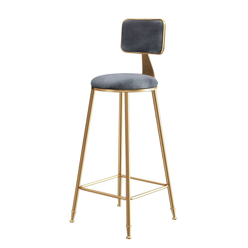 Glam Gold Legs Bar Stools Living Room Upholstered Counter Chair Clearhalo 'Bar Furniture' 'Bar Stools' 'bar_stools' 'furn' 'furn_bar_stools' 'Furniture' 'Kitchen & Dining Furniture' 1200x1200_e4885996-b4a2-4bf9-bf61-351edfc248e2