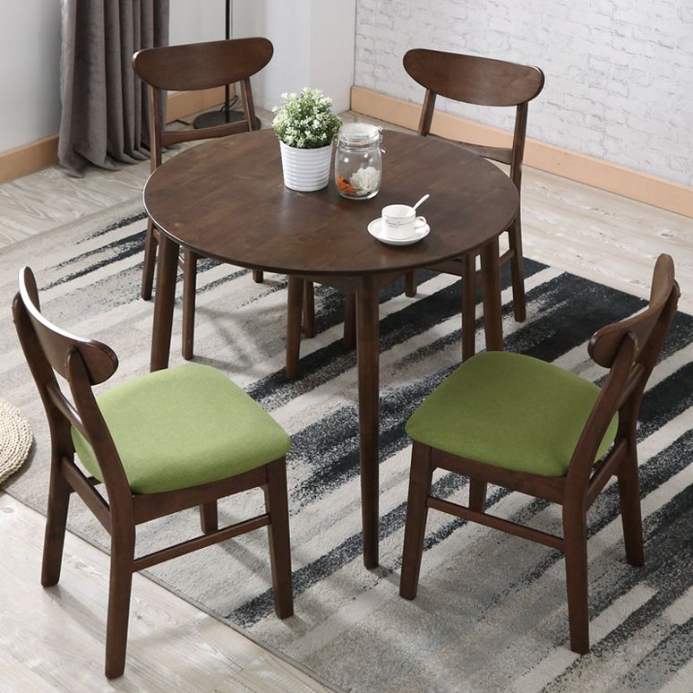 Round Rubberwood Solid Wood Dining Table Simplicity Style Dining Room Collection Clearhalo ' dining_table' 'Dining Tables & Seating' 'Dining Tables' 'furn' 'furn_dining_table' 'Furniture' 'furniture_dining_table' 'Kitchen & Dining Furniture' 'kitchen&dining_furn' 'kitchen' 'kitchen_dining_table' 1200x1200_e4893c42-4f4e-46af-bf5f-907f649b9396
