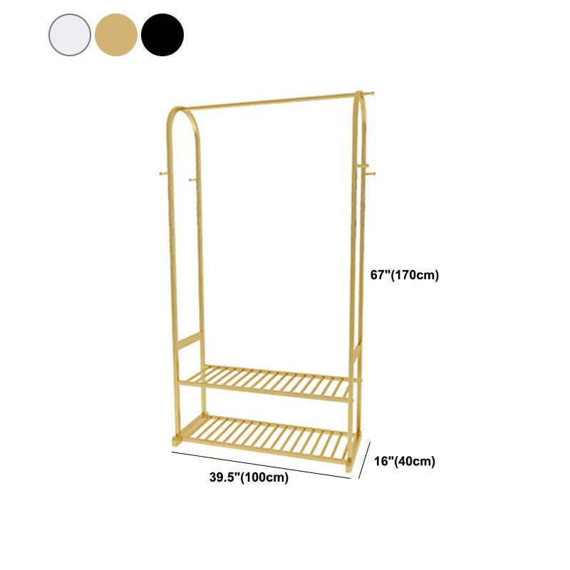 Crochets de manteau de couche à couche ordinaire luxueux avec étagères de rangement