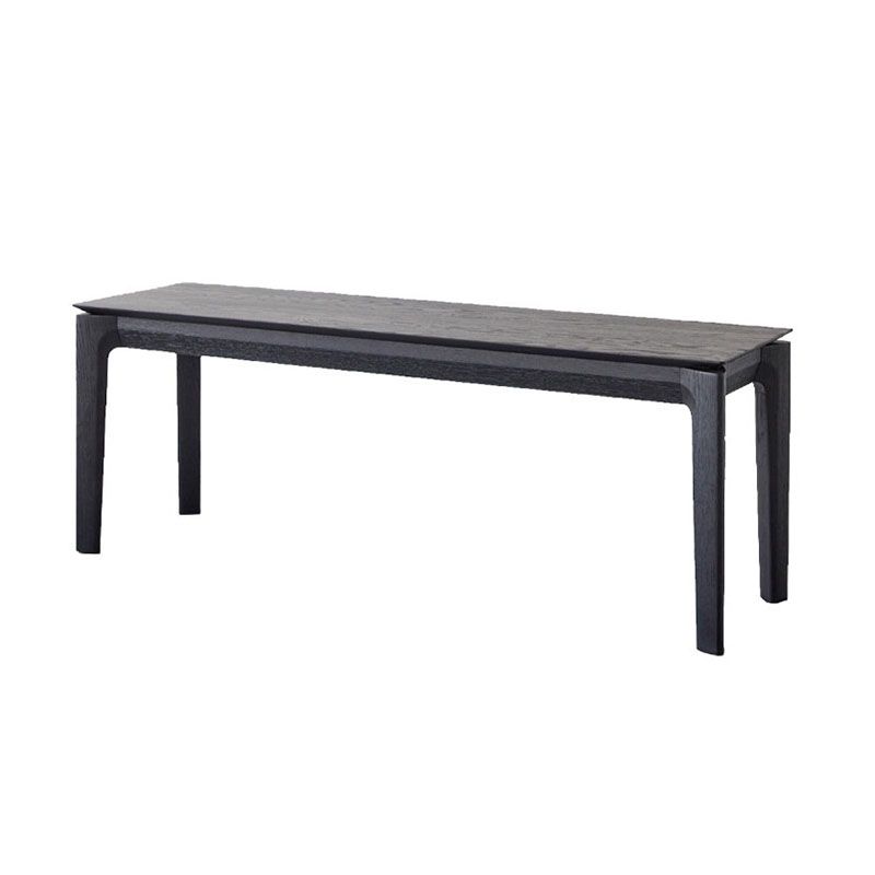 Contemporary Rectangle Solid Wood Bench Home Seating Bench with Legs Clearhalo 'Benches' 'Chairs & Seating' 'furn' 'furn_benches' 'Furniture' 'Living Room Furniture' 1200x1200_e48aee4b-3b03-485e-b5e8-34c6c61293f9