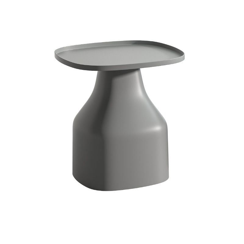 Moderne plastic nachttafel ronde niet-opslag 18 inch h bed nachtkastje