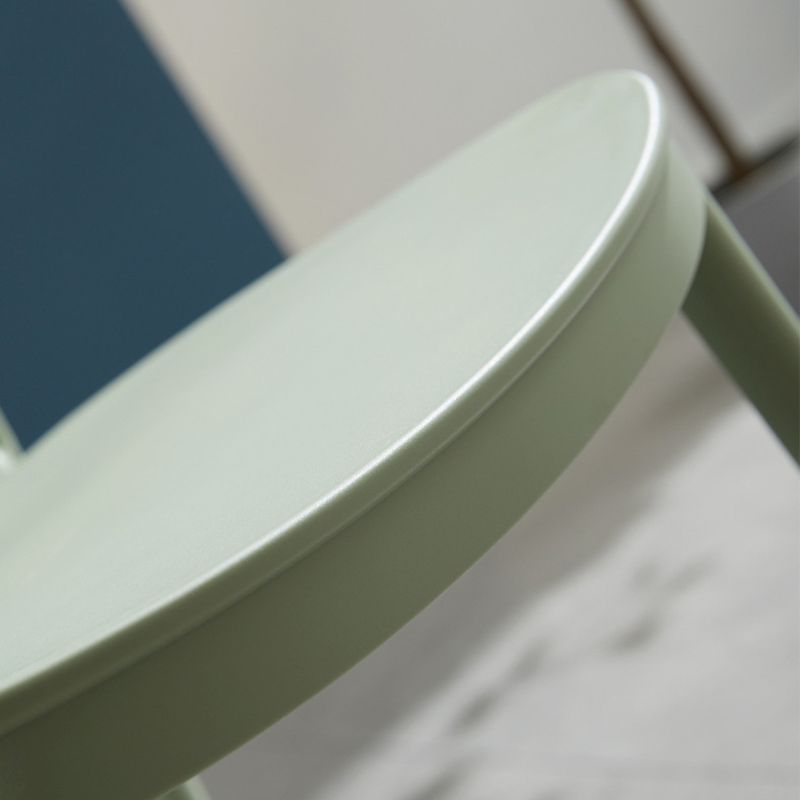 Plastic Scandinavian Dining Room Chair Kitchen Open Back Side Chair Clearhalo ' kitchen&dining_furn' 'Dining Chairs' 'Dining Tables & Seating' 'dining_chair' 'furn' 'furn_dining_chair' 'Furniture' 'furniture_dining_chair' 'Kitchen & Dining Furniture' 'kitchen' 1200x1200_e48cf5ab-e3d1-41b3-9770-c26c8270f4af