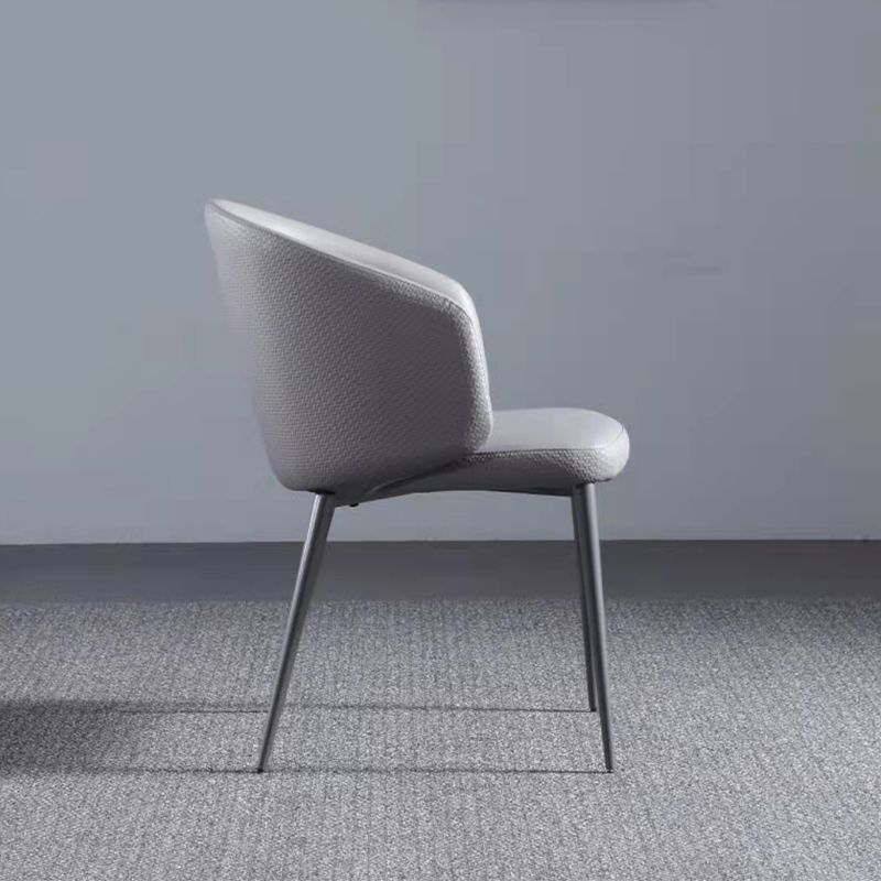 Modern Dining Chair with Metal Legs Upholstered Side Chair for Home Clearhalo 'Dining Chairs' 'Dining Tables & Seating' 'dining_chair' 'furn' 'furn_dining_chair' 'Furniture' 'Kitchen & Dining Furniture' 1200x1200_e48d6b8d-712a-483c-b9a4-b4880ad070a4