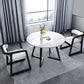 Double Pedestal Stone Table Industrial Style Dining Room Table for Indoor Clearhalo ' dining_table' 'Dining Tables & Seating' 'Dining Tables' 'furn' 'furn_dining_table' 'Furniture' 'furniture_dining_table' 'Kitchen & Dining Furniture' 'kitchen&dining_furn' 'kitchen' 'kitchen_dining_table' 1200x1200_e48e5335-5bce-4d15-a291-3c5efbf3e175