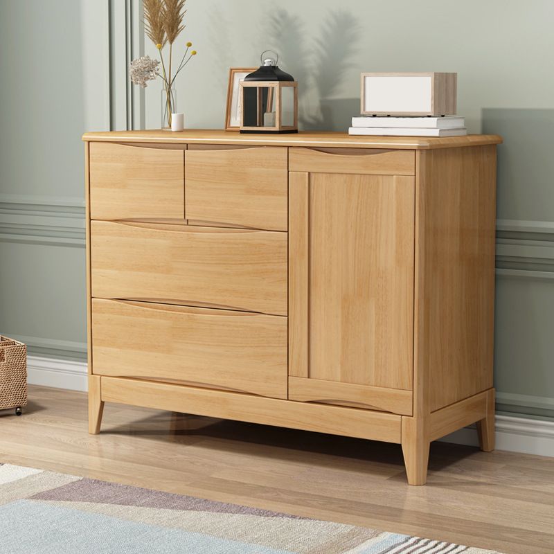 29.5"Tall 4 - Drawer Accent Cabinet, Wooden Rectangle Cabinet Clearhalo 'Cabinets & Chests' 'cabinets_chests' 'furn' 'furn_cabinets_chests' 'Furniture' 'Living Room Furniture' 1200x1200_e4921d88-1d77-49a3-882a-b8b54ed8f41a