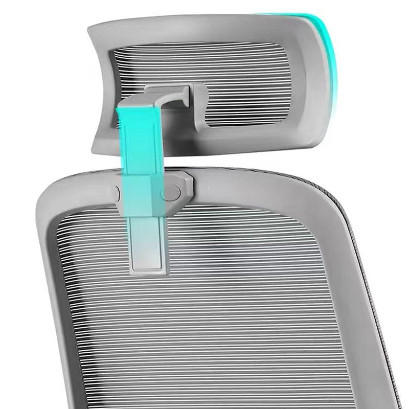 Flip-Up Armrest Chair Microfiber Desk High Back Chair Breathable Air Grid Lumbar Support Clearhalo 'furn' 'furn_office_chair' 'Furniture' 'Office Chairs' 'Office Furniture' 'office_chair' 1200x1200_e49225cb-4a11-437d-a2fd-6f94d2f60344