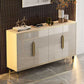 Glam Sideboard Legno con cucina porta Sideboard per soggiorno