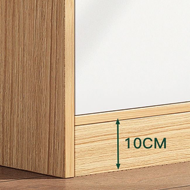 Holzseitenbrett moderner Sideboard mit Schränken und Schubladen