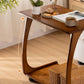 Modern Brown Side Table Rectangular C Table with Shelf for Living Room Clearhalo 'Coffee & Accent Tables' 'End & Side Tables' 'end_side_tables' 'furn' 'furn_end_side_tables' 'Furniture' 'Living Room Furniture' 1200x1200_e4938e90-e7fb-4dc8-bd08-0adde9ef08af