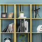 Glam Shelves Included Bookcase Standard Metal Open Back Bookshelf