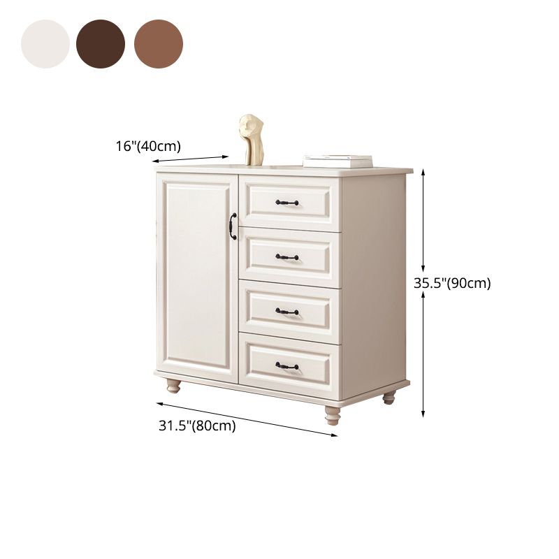 16" W Horizontal Combo Dresser Wooden Storage Chest Dresser with Drawers and Doors Clearhalo 'Bedroom Furniture' 'Dressers & Chests' 'dressers_chests' 'furn' 'furn_dressers_chests' 'Furniture' 1200x1200_e49c204d-1442-4ef5-a54a-62e094299bad