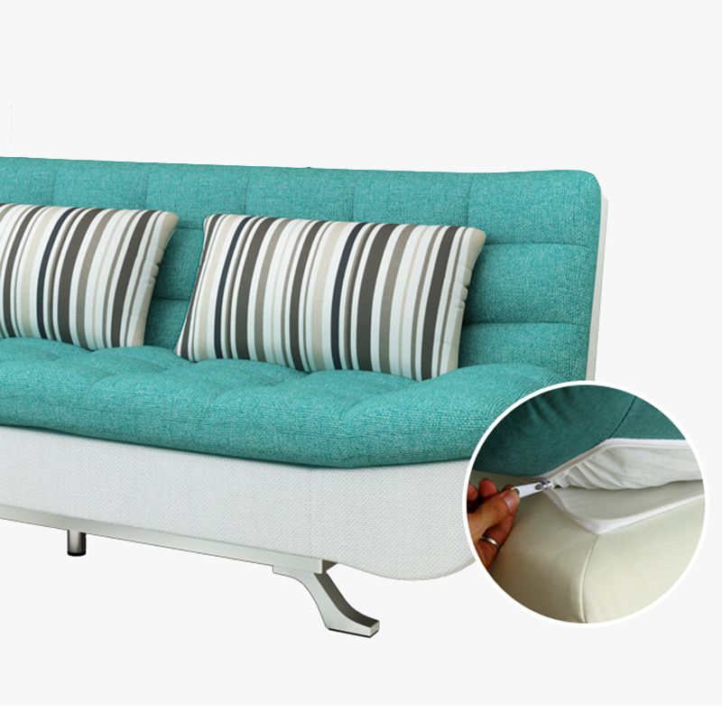 74.80" W √ó 33.46" D √ó 35.43" H Linen Biscuit Back Armless Sofa with Storage Clearhalo 'furn' 'furn_sofas' 'Furniture' 'furniture_sofas' 'kitchen' 'kitchen_sofas' 'Living Room Furniture' 'Sofa' 'sofas' 1200x1200_e49d64ef-63d0-45d3-90d9-5a7168d1b29e