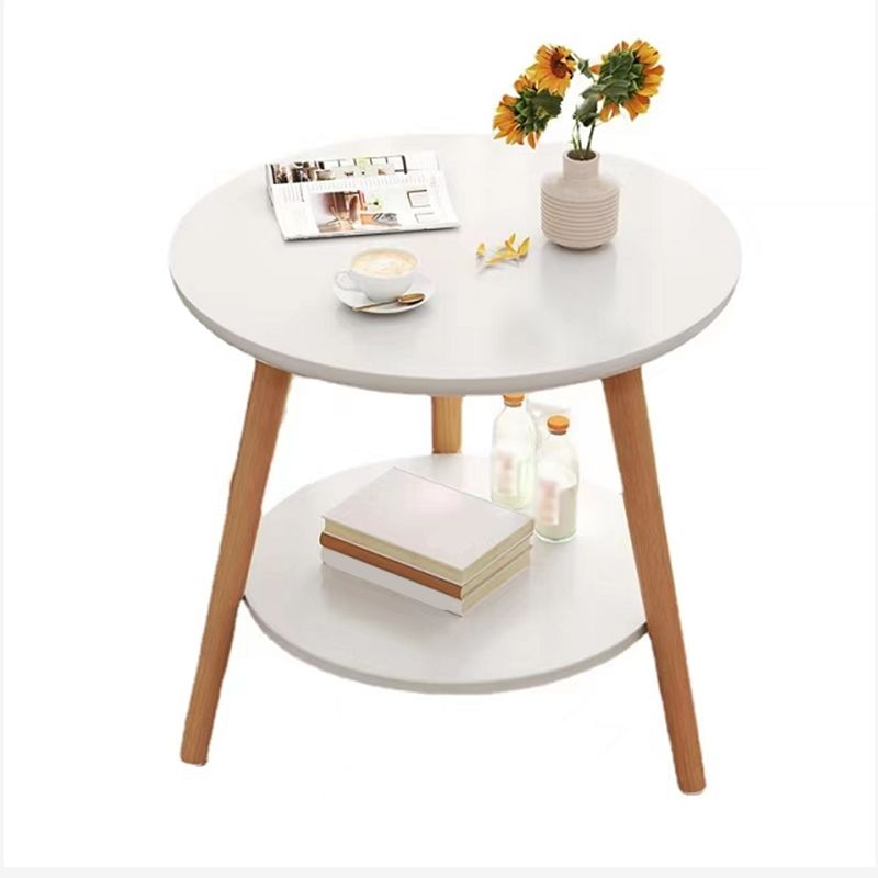Table de bout Scandinave 3 jambes Dia 15.7 "/19.7" /23.6 "Table d'appoint en bois rond