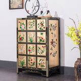 Doppio glam contemporaneo a doppio cassettiere betulla stoccaggio verticale cassettiere per camera da letto