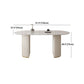 Metal Contemporary White Dining Table Marble Top Table with Double Pedestal Clearhalo 'Dining Tables & Seating' 'Dining Tables' 'dining_table' 'furn' 'furn_dining_table' 'Furniture' 'furniture_dining_table' 'Kitchen & Dining Furniture' 'kitchen' 'kitchen_dining_table' 1200x1200_e4a1e331-8ab5-4843-9362-d7f0c22a18e3